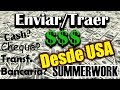 Cómo Traer/Enviar dinero desde USA a tu pais || Summer Work ||