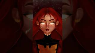 Speedpaint of Jean Grey as Dark Phoenix #speedpaint #art #shorts #artshorts #jeangrey #xmen 