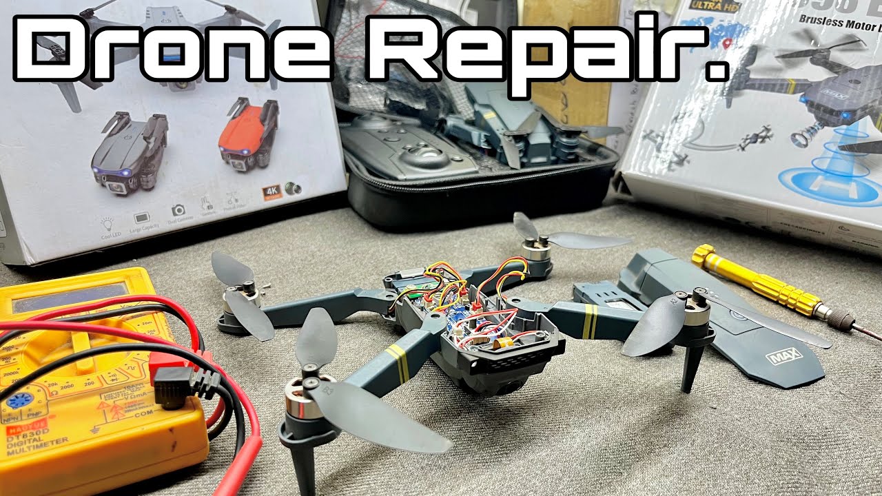 Drone Not Working Repair, How To Repair Brushless Drone At Home. #drone ...