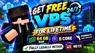 🔥 GET FREE 64GB RAM VPS 24/7 FOR LIFETIME 🤯 | 8 CORE | NO CC | LEGAL METHOD
