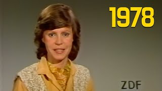 ZDF Abendansage von Mady Riehl & Beginn der Hitparade (21.08.1978)