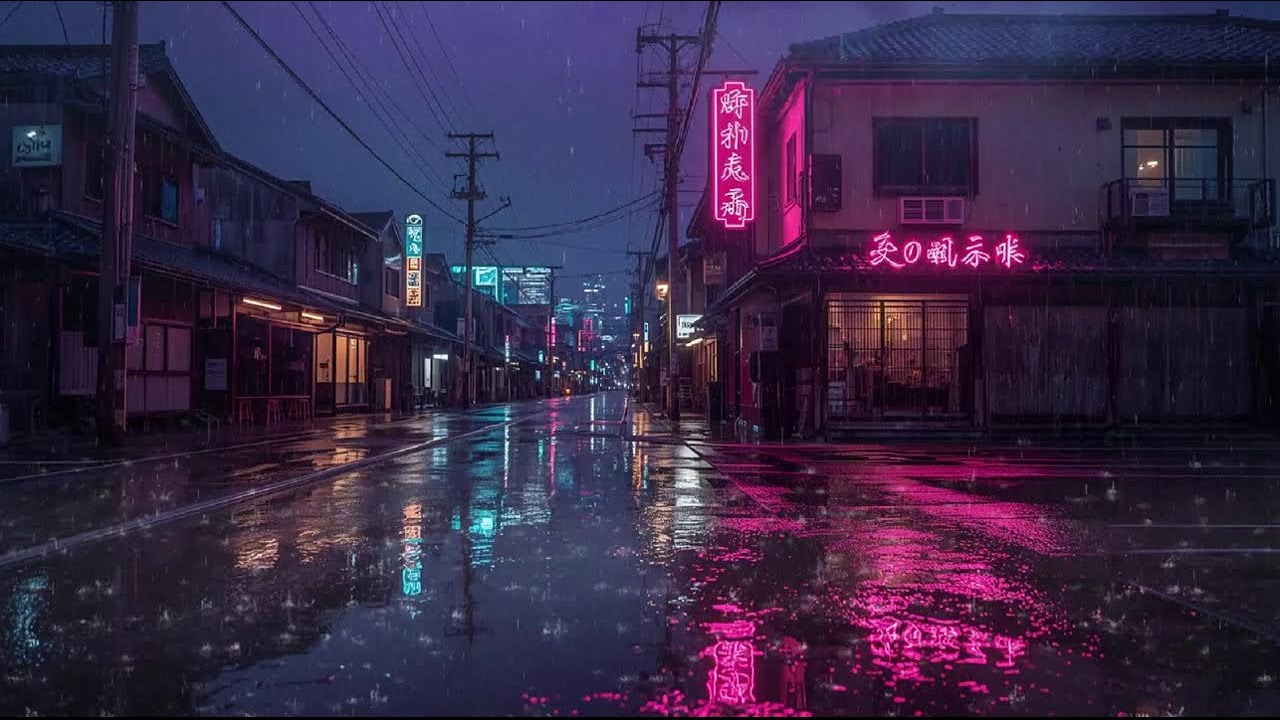 Night Rain Ambience 🌙 Lofi Beats for Focus, Relax & Quiet Moments #65