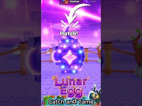 Lunar Egg in Catch and Tame #roblox