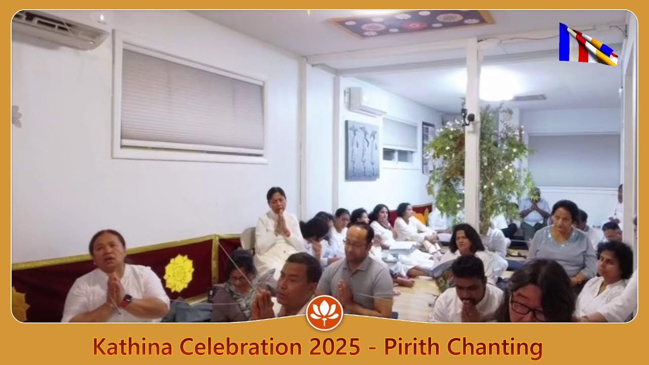 ☸️ Kathina Celebration 2025 – Pirith Chanting
