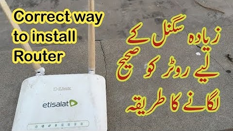 Set Antenna 📡 for long range wifi signal - dir D-Link 803 Etisalat - Muneer IT Expert