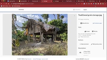 Montage demo (photo contest jury tool): Let’s Connect Learning Clinic with Wiki in Africa