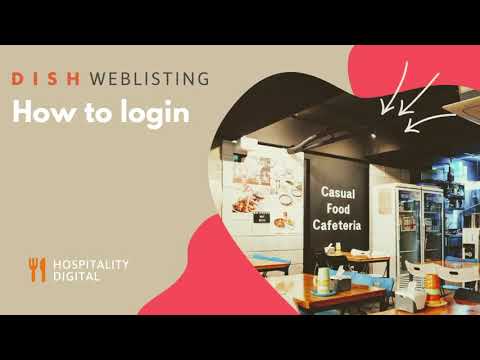 DISH Weblisting - How to log in