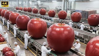 Inside an Apple Juice Factory | From Fresh Apples to Bottled Juice (Full Process)