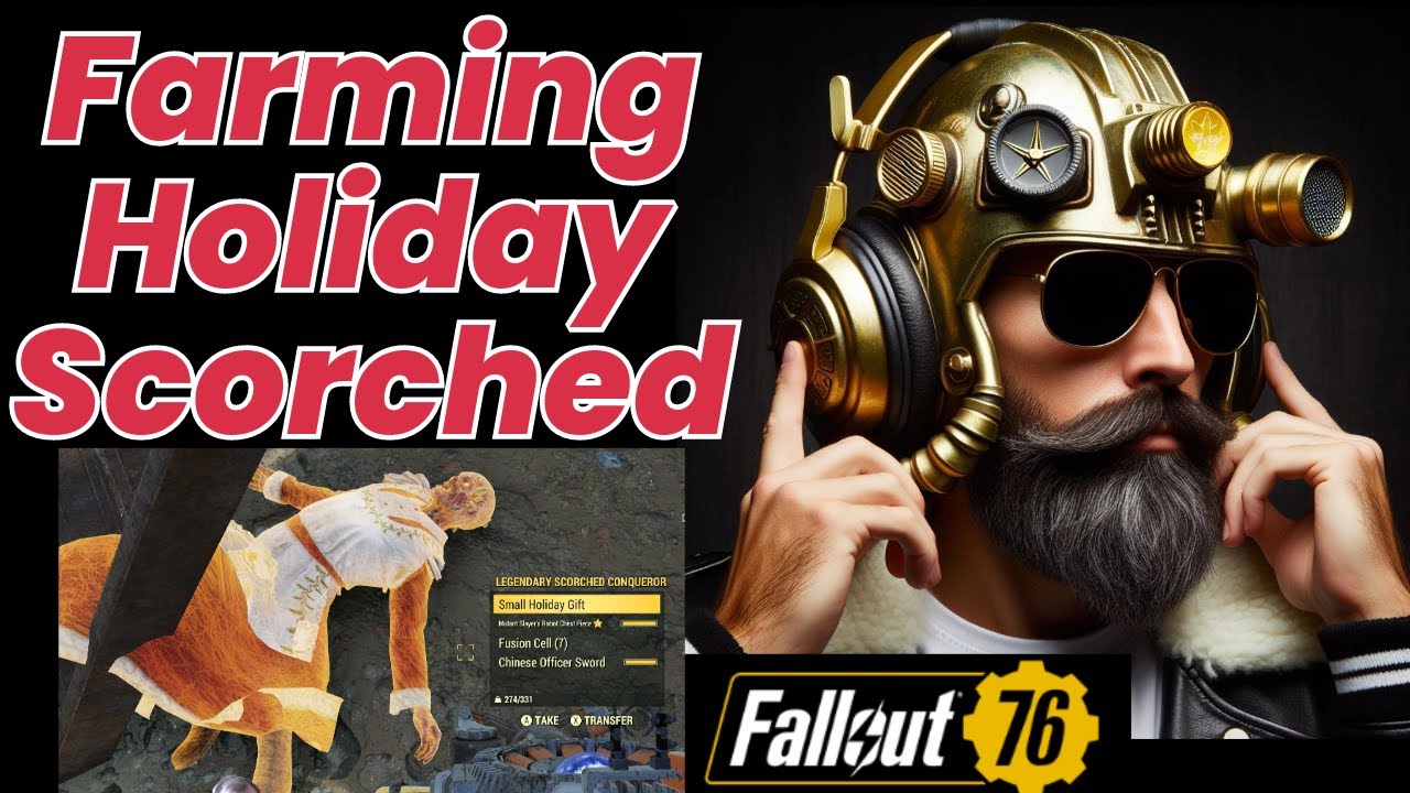 Farming Holiday Scorched Fallout 76 XP boosting fallout76 YouTube