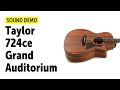 Taylor 724ce  sound demo no talking