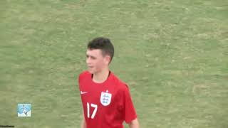 15 Years Old Phil Foden Magic vs Brazil U16 | Team Foden