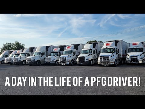 Day in the life of a FOODSERVICE driver! | Performance Food Service | #rookietrucker #foodservice