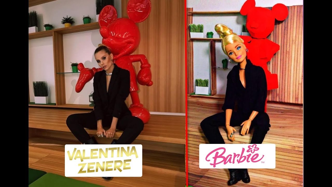BARBIE imita fotos de VALENTINA ZENERE/ Ambar de SOY LUNA