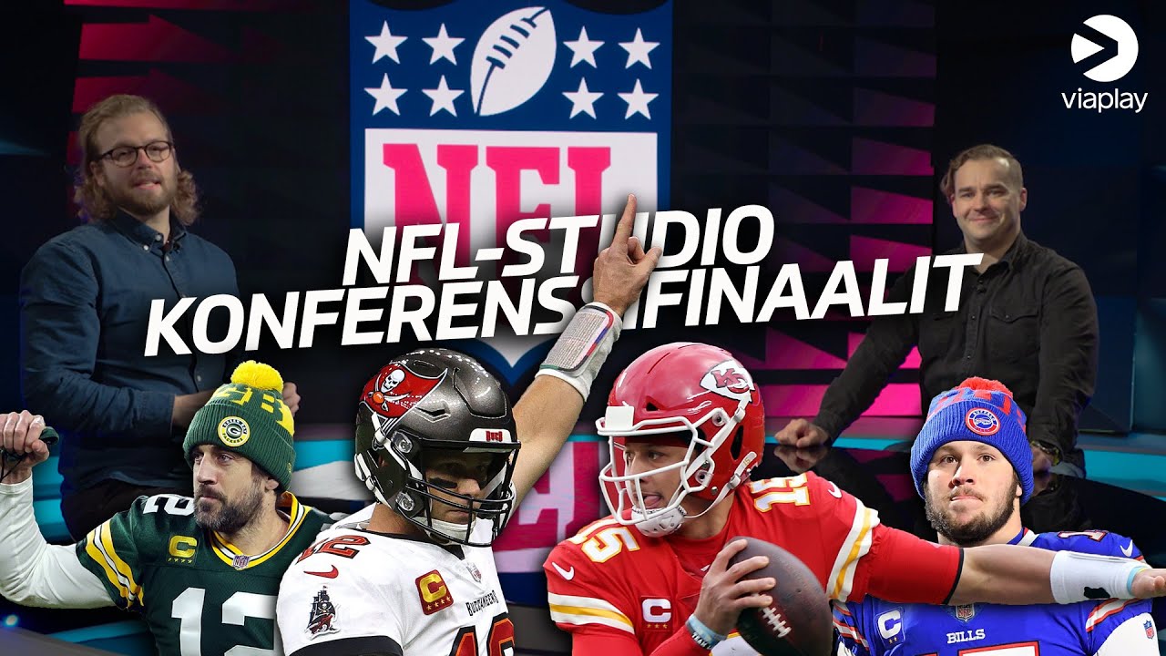 NFL-STUDIO | Konferenssifinaalit: Packers vs. Buccaneers | Chiefs vs. Bills  - YouTube