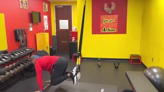 TRX Reverse Crunch