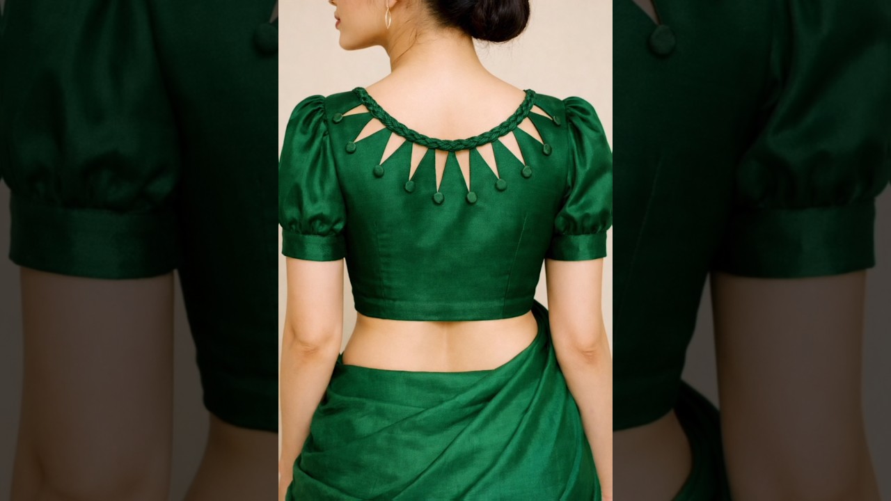 “Latest Back Blouse Design Ideas 💖2026 | Stylish, Trendy & Perfect for Every Saree ✨”