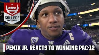 Washington reacts to beating Oregon in Pac-12 Championship | ESPN College Football