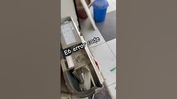 Croma AC e6 error code foult..#Inst allation#acservice #shorts