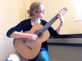 Amy perry classical guitar  tarrega recuerdos de la alhamb