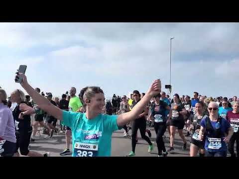 The start of the Hastings half marathon 2026