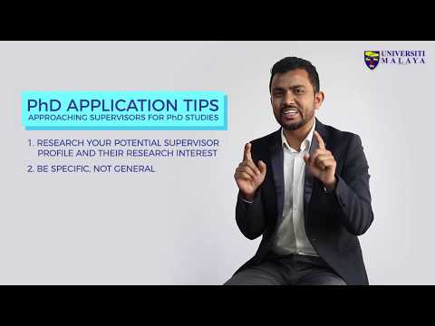 Tips for postgraduate applicants