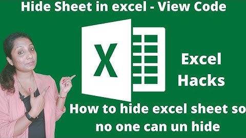 How to hide excel sheets so no one can unhide, Excel hacks 2021 by hany&tech, Excel tips by Hanisha