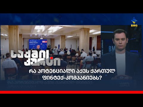 რა პოტენციალი აქვს ქართულ ფინტექ - კომპანიებს?
