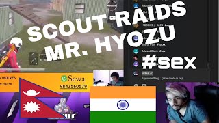 SCOUT RAIDS MR. HYOZU | SCOUT SUPPORTING NEPALI STREAMERS  #ex #scout