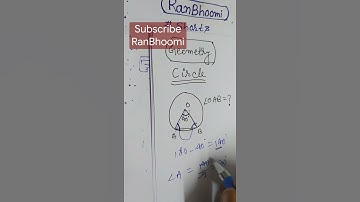 Geometry (Circle And Triangle) for RRB, Ntpc, Gr.D,SSC, CGL, CHSL, MTS, GD #shorts #RanBhoomi