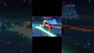 C1 R1 yelan and furina Vs raiden lvl 90 genshinimpact genshin hydroarchon