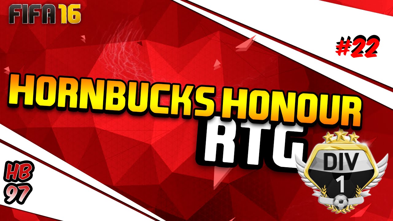 Solid Run! - HornBucks Honor RTG #22 - FIFA 16 Ultimate Team