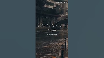 سورة العنكبوت من  آية 34 إلى آية 36 بصوت الشيخ ياسر الدوسري♥♥