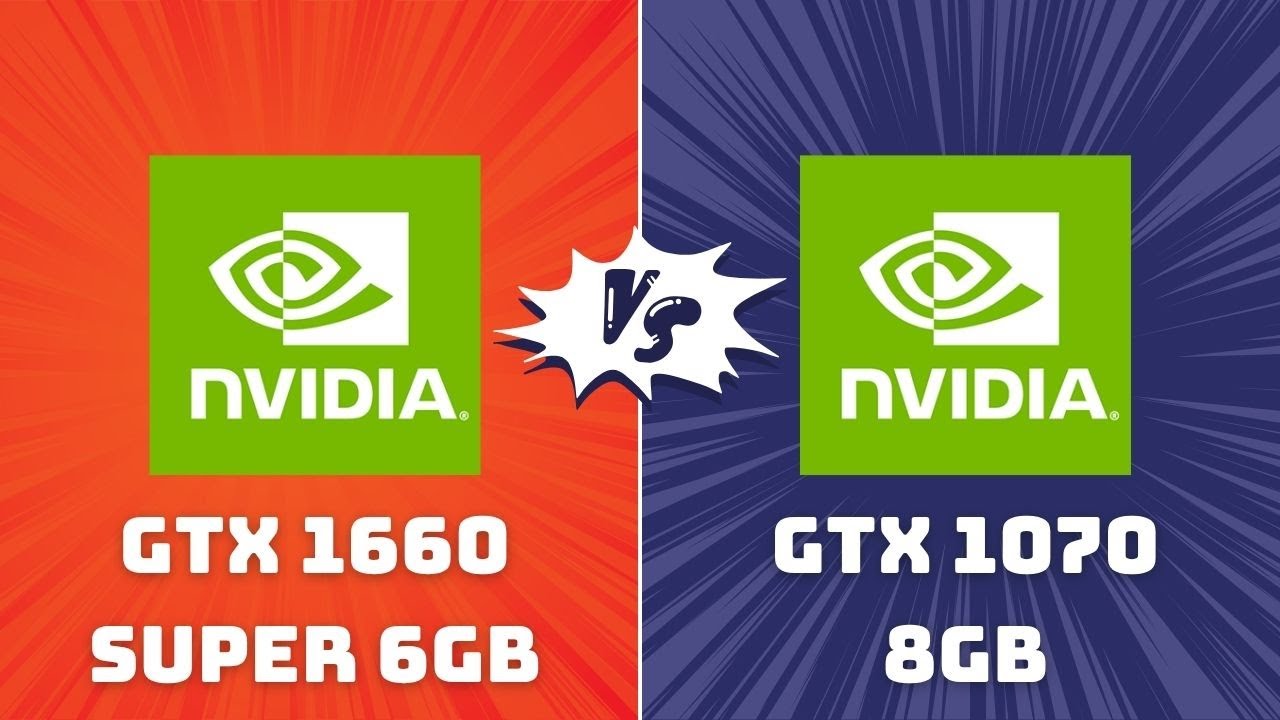 GTX 1660 SUPER vs GTX 1070 in 2025 – Gaming & Productivity (1080p