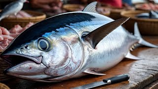 My daily activities ❗🔥 Exploring Sorong Fish Market with live broadcast of yellowfin tuna cutting, My daily activities ❗🔥 Exploring Sorong Fish Market with live broadcast of yellowfin tuna cutting,