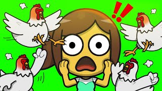 Chickens Go Rogue 🐓 | emojitown Compilation