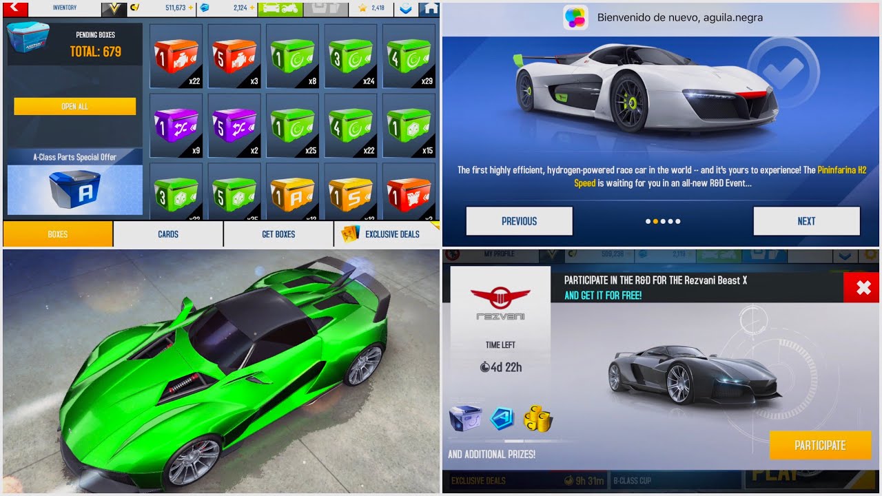 Asphalt 8, NEW UPDATE & REZVANI BEAST X First Look - YouTube