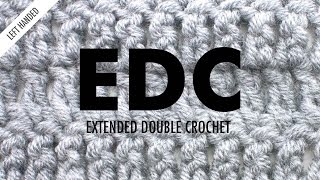 The Extended Double Crochet :: Crochet Abbreviation :: Left Handed