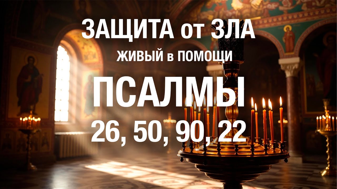 Псалмы 26, 50, 90 Живый в помощи с текстом