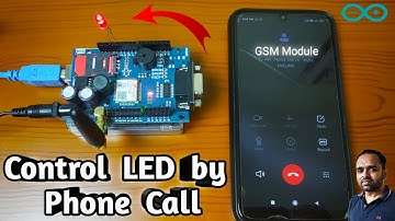 How to Control LED by Phone Call using GSM SIM 800 Module | Arduino Projects