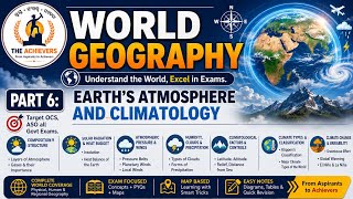 🔥 🔥 Geography MASTERCLASS | Part 6 | Earth's Atmosphere, Temperature profile |