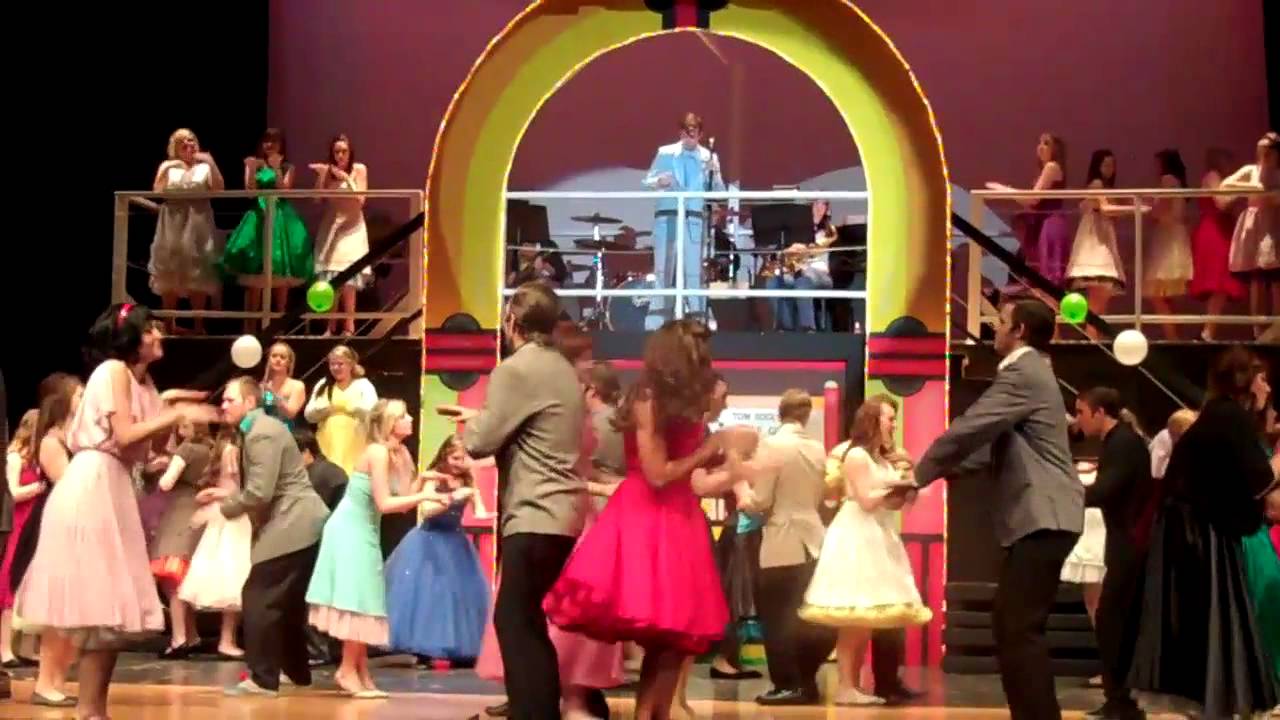 GREASE- BORN TO HAND JIVE (Weatherford High School Production 2012)