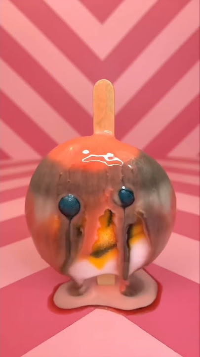 melting angry Bird ice cream