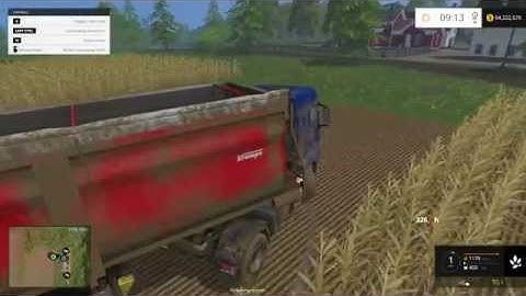 Farming Simulator 2015 Hauling Chaff Using Courseplay Part 4
