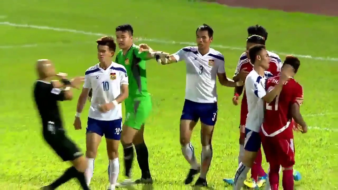 Nepali Football fight in International match YouTube