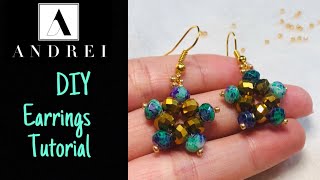 HOW TO: Make Star Beaded Earring | Jewelry Making (Morgause)
