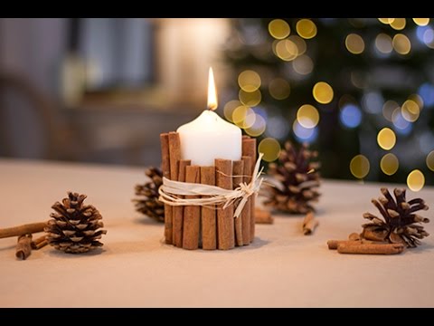 DIY Noël : Bougie à la cannelle 