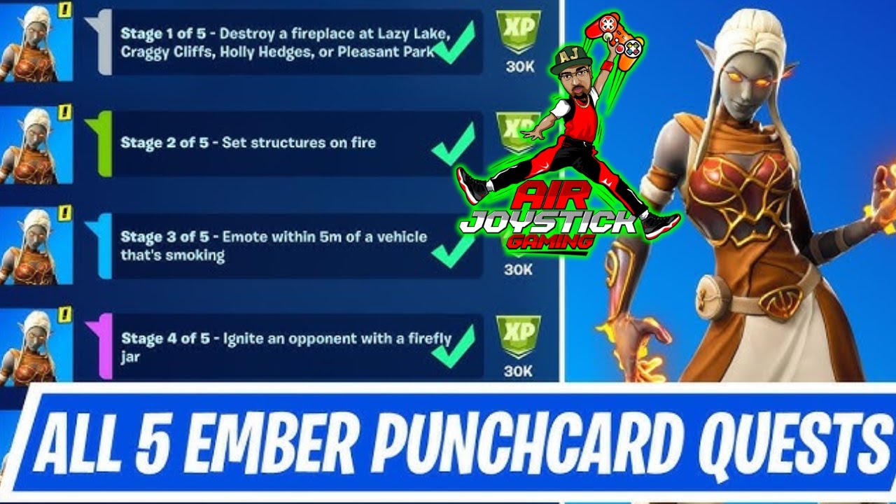 Ember quest fortnite challenges | How to Complete the Fire Yoga Questline | New Npc Season 8