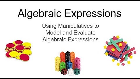 Modeling Expressions with Algebra Tiles Including Combining Like Terms