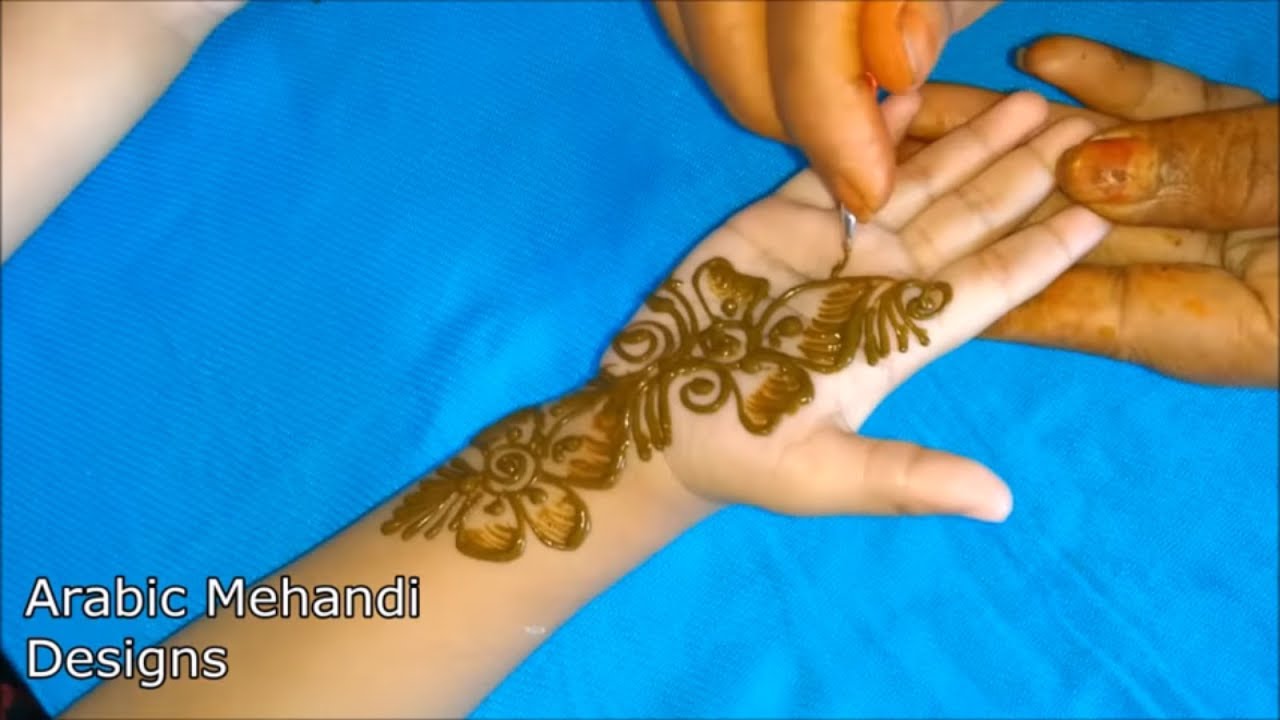 Kids Simple Arabic Mehandi Bridal Mehndi Designs For Hands