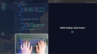 ASMR Coding - DarkMode Toggle in JS - No Talking
